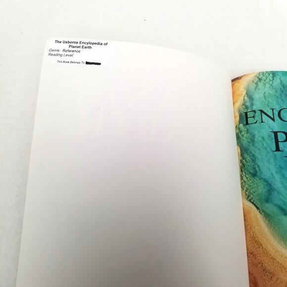 Usborne Encyclopedia of Planet Earth Scholastic Softcover Geography Science - Picture 3 of 11